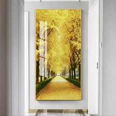 돈들어오는그림 현관 거실 돈나무액자 황금 돈 들어오는 풍수, B