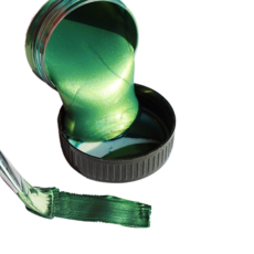 HAENGBUK 세트 골드 펄 페인트 아크릴 물감 셀프 인테리어 금색 대용량, 브론즈 그린_300ml