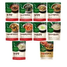 비비고 국 탕 찌개 10종, 1세트, 4.92kg