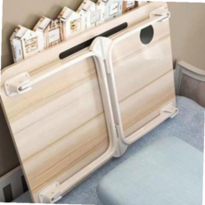 이동식 침대 테이블 노트북 침대용 보조 침대 위 간이 테이블 소파 컴퓨터 휴대용 접이식 좌식용 스탠드, 접이식책상AF 블랙