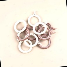 욕실 샤워 커튼 암막 링 봉 걸이 고리. 레일 고정으로 탈의실 피팅룸 칸막이 가림막 설치에 활용하세요. 사생활 보호와 인테리어 효과를 동시에 누릴 수 있습니다., 핑크1PGS2000017B, 1개