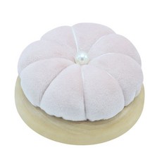 手腕針包 針插 針包 裁縫工具 針紮珠針插包 針插包 針插墊 南瓜針紮工具紮針包刺繡針插收納珠針包珠針半圓型針座布藝, 粉紅色, 1個