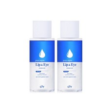 C2Y 아쿠아 립앤아이리무버 메이크업 클렌징 리무버 대용량 300ml 2개