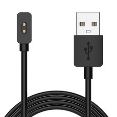 로렌텍 샤오미 미밴드 충전기 케이블 1M, 블랙, 1개