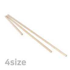 4size 국산 스트레칭봉 ( 목봉 우드 홈짐 필라테스 나무 요가스틱 홈트 마사지 원목 스트레칭바 맛사지봉 발지압봉 체조봉 ), 1개
