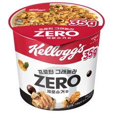 켈로그 프로틴 그래놀라 제로슈거 컵 시리얼, 35g, 6개