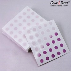OwnLikes 紫外線測試貼紙 30貼, 1個, 一片（30小貼）,15mm