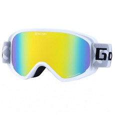 GoLight 청소년 청소년 및 소형 성인용 스키 고글 - 작은 얼굴에 안전한 핏 김 서림 방지 렌즈 및 UV400 완벽한 보호(W - 오렌지 REVO - VLT 7.7%, GoLight 청소년, 청소년 및 소형 성인용 스키 고