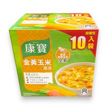 康寶 金黃玉米濃湯 56.3公克X10包, 56.3g, 10個