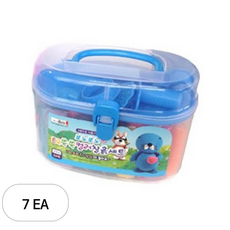 7000 EQ쑥쑥컬러찰흙세트(BN) [블루 핑크] 랜덤발송, 색상랜덤, 7세트