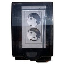 콘센트 가리개 야외 방수 배전함 전선 정리함 멀티탭 커버 덮개, 1개