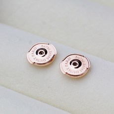 귀걸이 뒷마개 뒷침 꽁다리 피어싱 소형 클러치 로즈골드 부자재, 소형 로즈골드