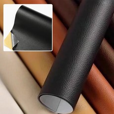 피플피 리폼 레자 가죽 쇼파 의자 보수 시트지 스티커, 블랙