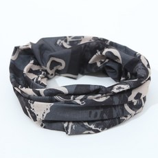 戶外輕薄透氣魔術頭巾兩條裝】速乾護頸防曬面罩女遮臉防風圍脖, 山地越野, 1個