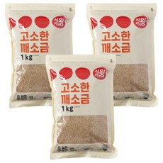 식자재왕 고소한 깨소금, 1kg, 3개