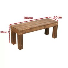 원목 평상 정자 데크 마당 베이지 침상 방부목 무대 정원 빌라 안뜰, 1, 90x30x36cm 계단 1개