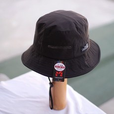 봄여름 가벼운폴리부분메쉬원단 와이어짧은챙 남자등산벙거지모자, 블랙.