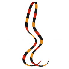 가마가츠 앵환 실리콘 넥타이 엑스트라 파인 롱컬리 19-248 참돔 타이라바 스커트, 1개, #25 (540840)