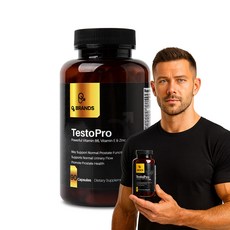 남성 전용 테스토스테론 전립선 활력 영양제 테스토프로 FDA 인증 제조시설 45일분, 1개, 90정