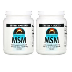 소스 내추럴스 MSM 분말 1 000g(35oz) SNS-01497, 1kg, 2개