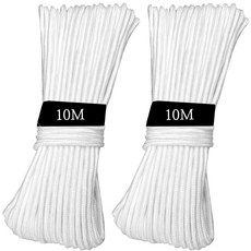 본라이프 천정 건조대줄 교체용끈 다용도줄 빨래건조대줄 베란다 빨래줄 밧줄 노끈 건조줄 캠핑 다용도로프, 10M, 2개