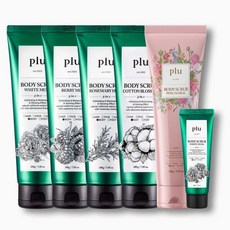 플루 오리지널 바디스크럽 200g 5개 세트, 로즈마리 허브 x5, 오리지널 화이트머스크 30g