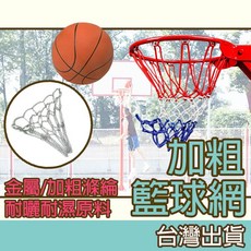 Fittest 加粗籃球網 4mm 6mm 滌綸材質 球網 籃框網, 1個, 加粗6mm三色球網  (一個)