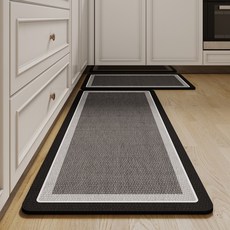 규조토 주방 발매트 잘라쓰는 주방매트, 1개, 그레이