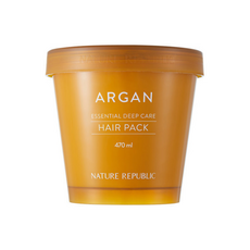 (헤어팩손상모) 아르간 에센셜 딥케어 헤어팩 470ml 대용량, 1개