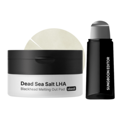 성분에디터 10분 블랙헤드 피지 삭제 데드씨솔트 LHA 멜팅 클리어 패드 + 코 피지 제거 딥클리너, 1개, 30매입