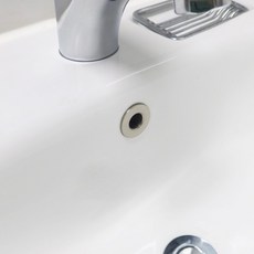 더블슬릿 니켈 SUS304 스텐레스 세면대 세면캡 오버플로우 마개 1+1 세면캡, 니켈(기본형) 실버