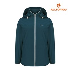 올포유 여성 후드 탈부착 니트 포인트 점퍼 AWJUM1361-904