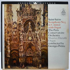 [중고LP] Saint-Saens Symphony No.3 'Organ' - Georges Pretre (생상스 교향곡 3번 오르간 / 조르주 프레트르 모리스 뒤뤼플레) 미국반, 1