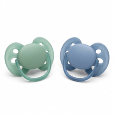 아벤트 쪽쪽이 울트라 소프트 노리개 젖꼭지 세트 SCF091, 2개, 블루그린, 2단계