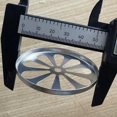 스텐 원형 하수구 마개 덮개 뚜껑 배수구 거름망, [57mm] 상단 구멍 없는 필터망