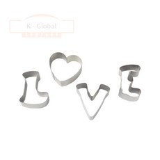 베이킹 스텐 무스링 4종세트 러브 티라미수 무스틀, 1개