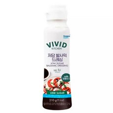 동원홈푸드 비비드키친 저당 발사믹드레싱 210g, 1개