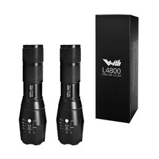 위드라이트 L4800 LED 라이트 차박용 손전등 캠핑 등산 낚시 손전등, 2개