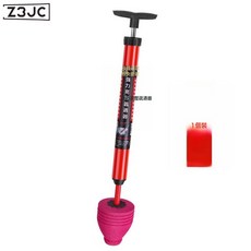 Z3JC 馬桶蹲坑疏通神器下水道一炮通高壓氣通廁所管道疏通堵塞專用工具, 如圖