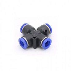 6mm 원터치피팅 원터치휘팅 6미리 유공압 퀵 커넥터 PZA-6 에어 호스 유공압 카플러, 1개