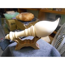 全台灣檜木檸檬香造型未上漆文昌筆含座 23X7X13公分, 1個
