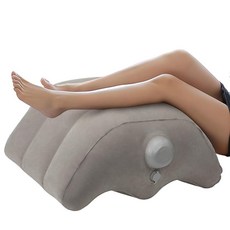 WIOR 공기 주입식 다리 높이 베개 수면 다리 붓기를 위한 웨지 베개 부상 회복을 위한 휴대용 블로우 업 다리 지지 높이 베개 혈액 순환 무릎 엉덩이 발 발목 통증 완화, WIOR 공기 주입식 다리 높이 베개, 수면 다리 붓기