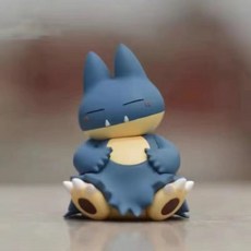 可達鴨卡比獸香薰石膏矽膠模具DIY寵物小精靈卡通擺件擴香石模具JIAL3, 1個