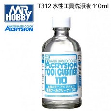 MR.HOBBY T312 環保新水性漆專用塗裝工具清潔溶劑 110ml, 1個
