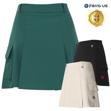 페라어스 국산 여성 비비드 카고 큐롯 골프 스커트 AS