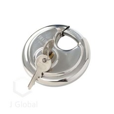 원형 열쇠자물쇠 90mm 안전자물쇠 잠금장치