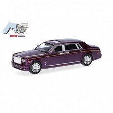 Herpa 87MC000064 Rolls Royce Phantom 模型 金屬紫, 1個