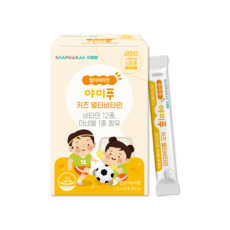 지엠팜 야미푸 키즈 멀티비타민, 3개, 60g