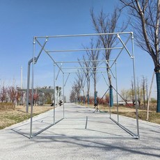 비닐하우스 뼈대 온실 지지대 창고 식물 골조 프레임, C. 정사각형 1.8m, 1