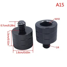 1/4-M4 M5 M10 변환 나사 수-암 마운트 컨버터 어댑터 프로젝터 삼각대용 3/8 인치, 08 A15